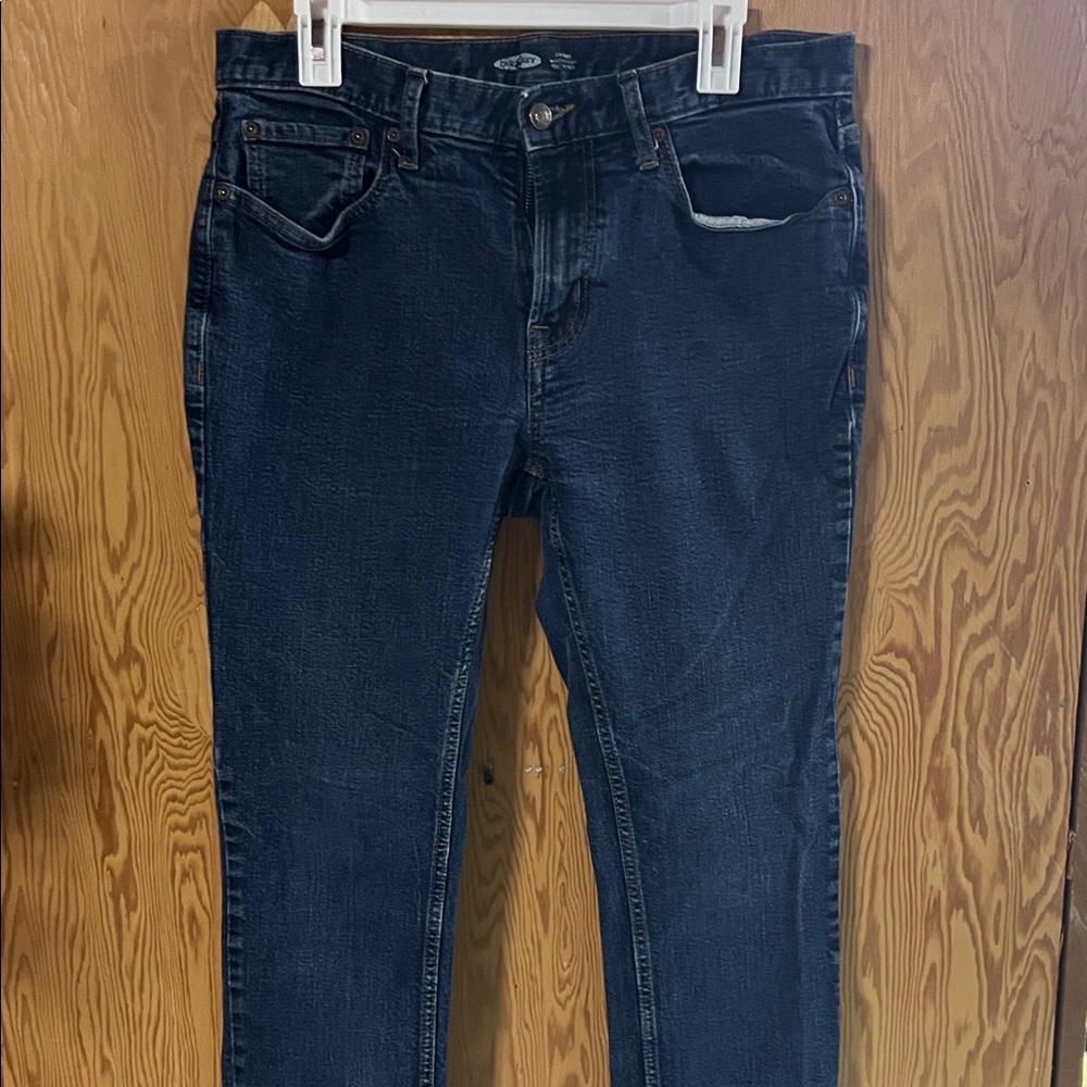 Old Navy Men's Deep Indigo Skinny Jeans 34X32